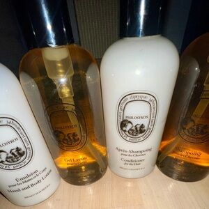 Diptyque Philosykos Shampoo Conditioner Shower Gel Lotion Cosmetic Beauty Bundle